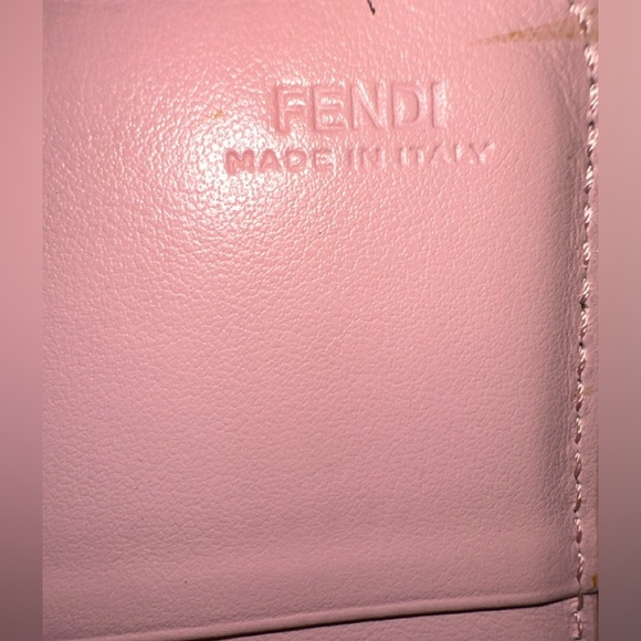 GUC Fendi Vitello Century Hypnoteyes Zip MONSTER Wallet Bubblegum INCLUSIVE Box+ - Picture 10 of 14